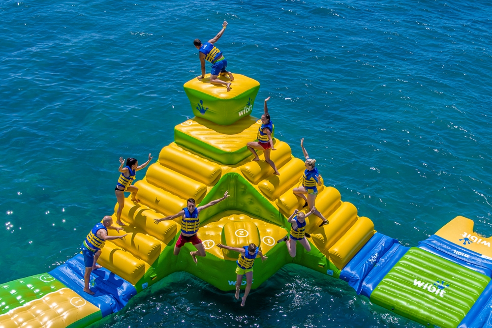 Waterfront Beach and Aquapark at Horseshoe Bay Resort Debuts for Summer Thrills